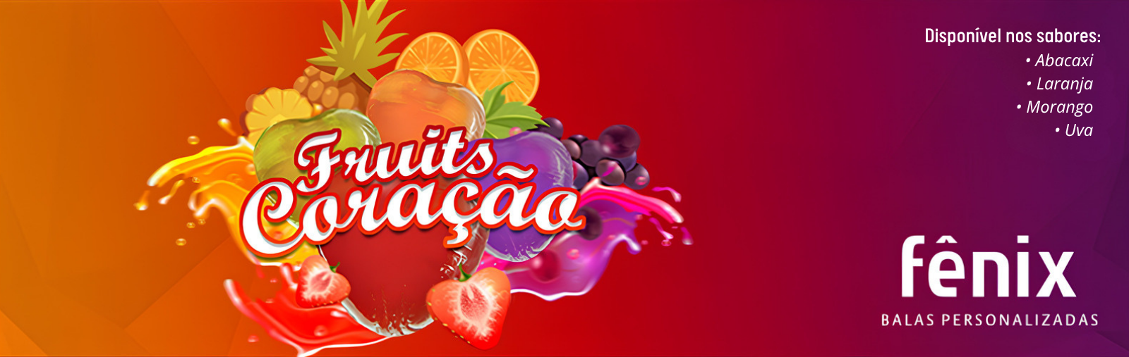 Balas Fruit Personalizadas